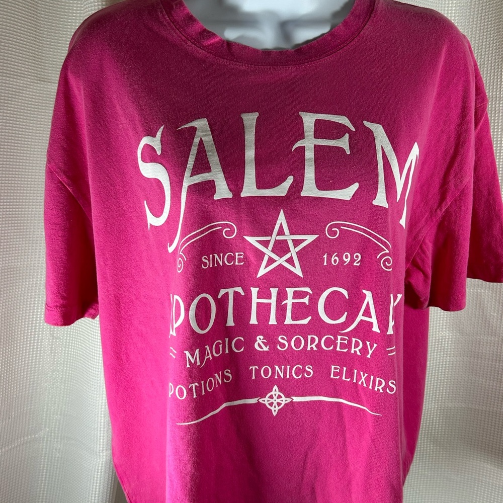 Social Culture pink crop top short sleeve shirt